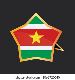 Star Flag Suriname State