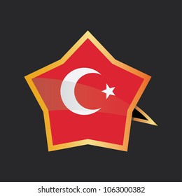 Star Flag Turkey State