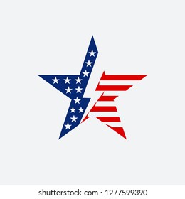 Star Flag Vector