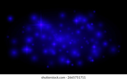 Sternenfackeln und leuchtende Partikel breiten sich auf dunklem Hintergrund aus und eignen sich perfekt für Overlays, Highlights, digitale Kunst und visuelle Effekte in kreativen Projekten.