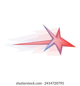 Star flash star icon cartoon vector. Fantasy effect. Impact advanced