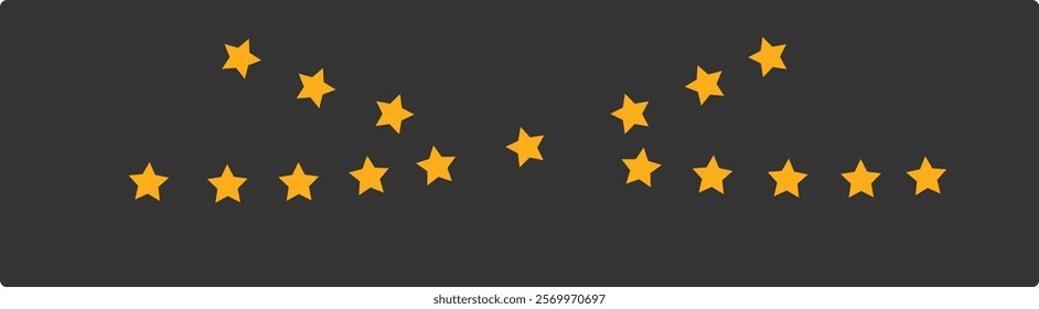 star flash light, white sun rays. Stars Vector Illustration Design