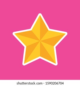 star flat design simple vector 
