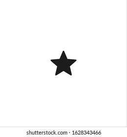 Star flat icon- Vector illustration
