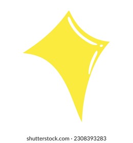 Star flat simple icon. symbol. Vector illustration. EPS10.
