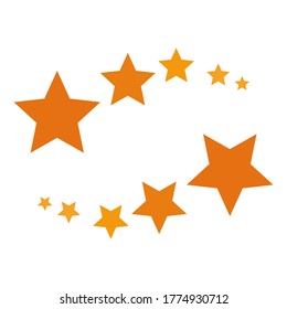 star with a flat style. star icon. a sign of honor.