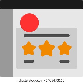 Star Flat Vector Icon Design