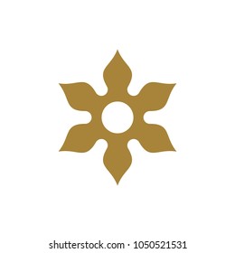 Star Flower Logo Template