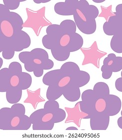 STAR FLOWERS CUTE SPRING TEXTURE