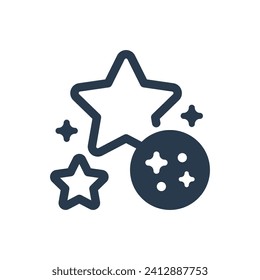 Star Formation Vector Icon Illustration