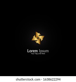 "Star Four Point". Minimalist, simple,digital and modern logo design.