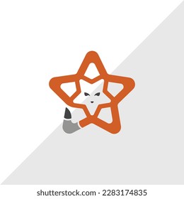 star fox orange modern logo