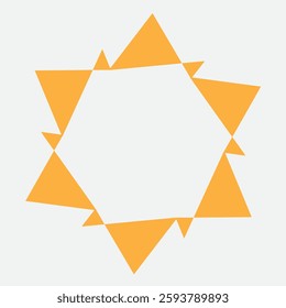 star frame, decorative islamic frame, ramadan frame