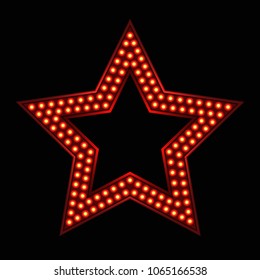 star, frame for design