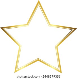Star Frame Gold picture frame luxury golden frame gold border Golden vector vintage frames retro horizontal Frame badges branches framework banner decoration decorative element ribbon isolated 