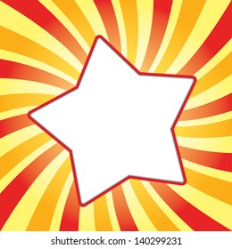 star. frame vector eps10