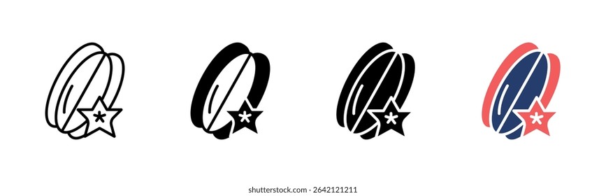 Star Fruit icon sheet multiple style collection