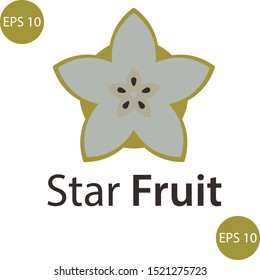 Star Fruit Logo is a simple logo, compatible for any company.