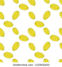 star fruit pattern download. background illustration