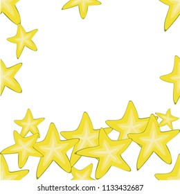 star fruit pattern download. background illustration