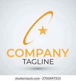 star galaxy logo design template