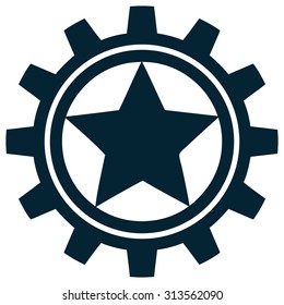 Star Gear Icon. 