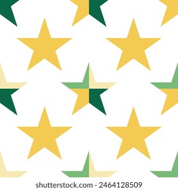 Star geometric abstract color full seamless pattern 