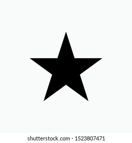 Star Geometric Basic Shape Icon - Vector, Sign and Symbol for Design, Presentation, Website or Apps Elements.