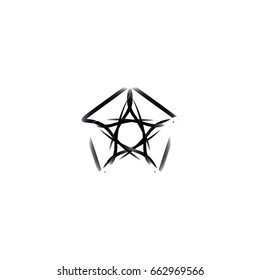 star geometric pattern pentagram symbol