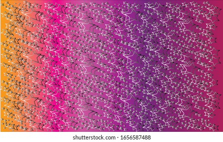 Star geometric shape gradient background