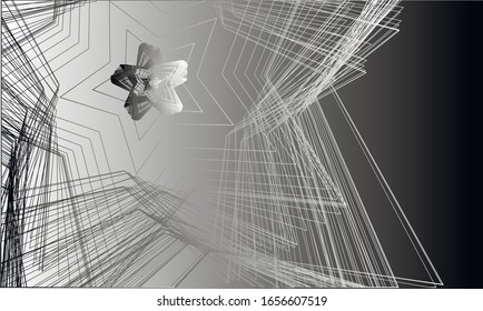Fondo de degradado de forma geométrica de estrella