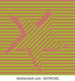 Star geometric sign pattern. Vector illustration. fashion graphic design. Fashion graphic. strip background design. Modern stylish abstract texture, textile, wrapping and decoration, wallpaper.