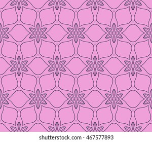 star geometry background. seamless. vector. purple color. for design, wallpaper