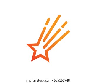 Star Glide Logo Template Design Vector, Emblem, Design Concept, Creative Symbol, Icon