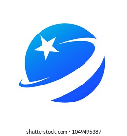 Star Globe Logo Template