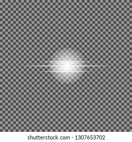 star glow effect on gray transparent background