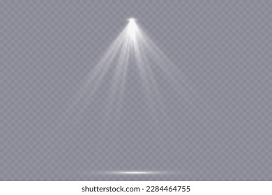 Star glow light effect. Bright particles, light shine. Stars.