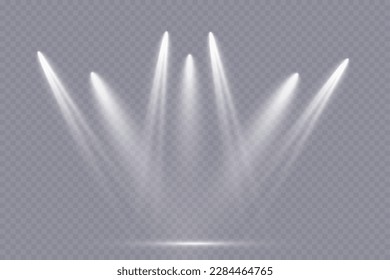 Star glow light effect. Bright particles, light shine. Stars.
