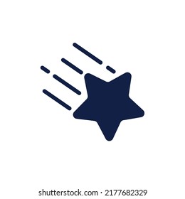 star glyph icon design vector image
