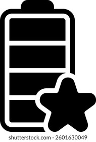 star glyph icon illustration vector