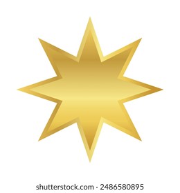 star gold, star golden icon, star sign