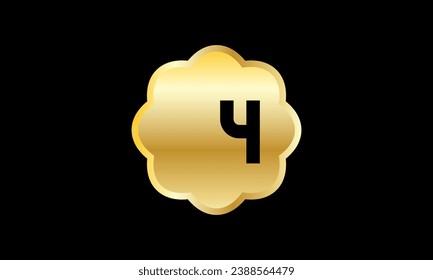 Star Gold Number Elegant Business Logo