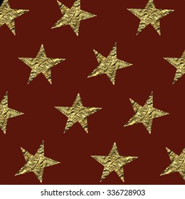 star gold texture christmas pattern