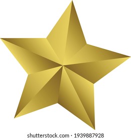 Star Golden 100% editable with separate layers 