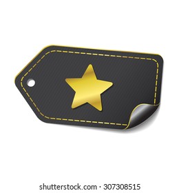 Star Golden Vector Icon Design