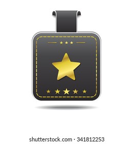 Star Golden Vector Icon Design