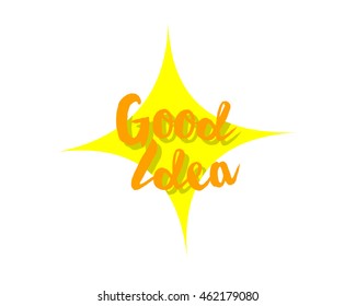 star good idea typography typographic creative writing text image