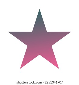 Star Gradient Art Vector Design