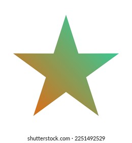 Star Gradient Art Vector Design
