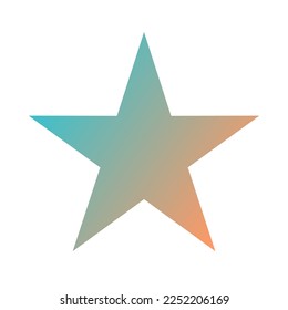 Star Gradient Art Vector Design